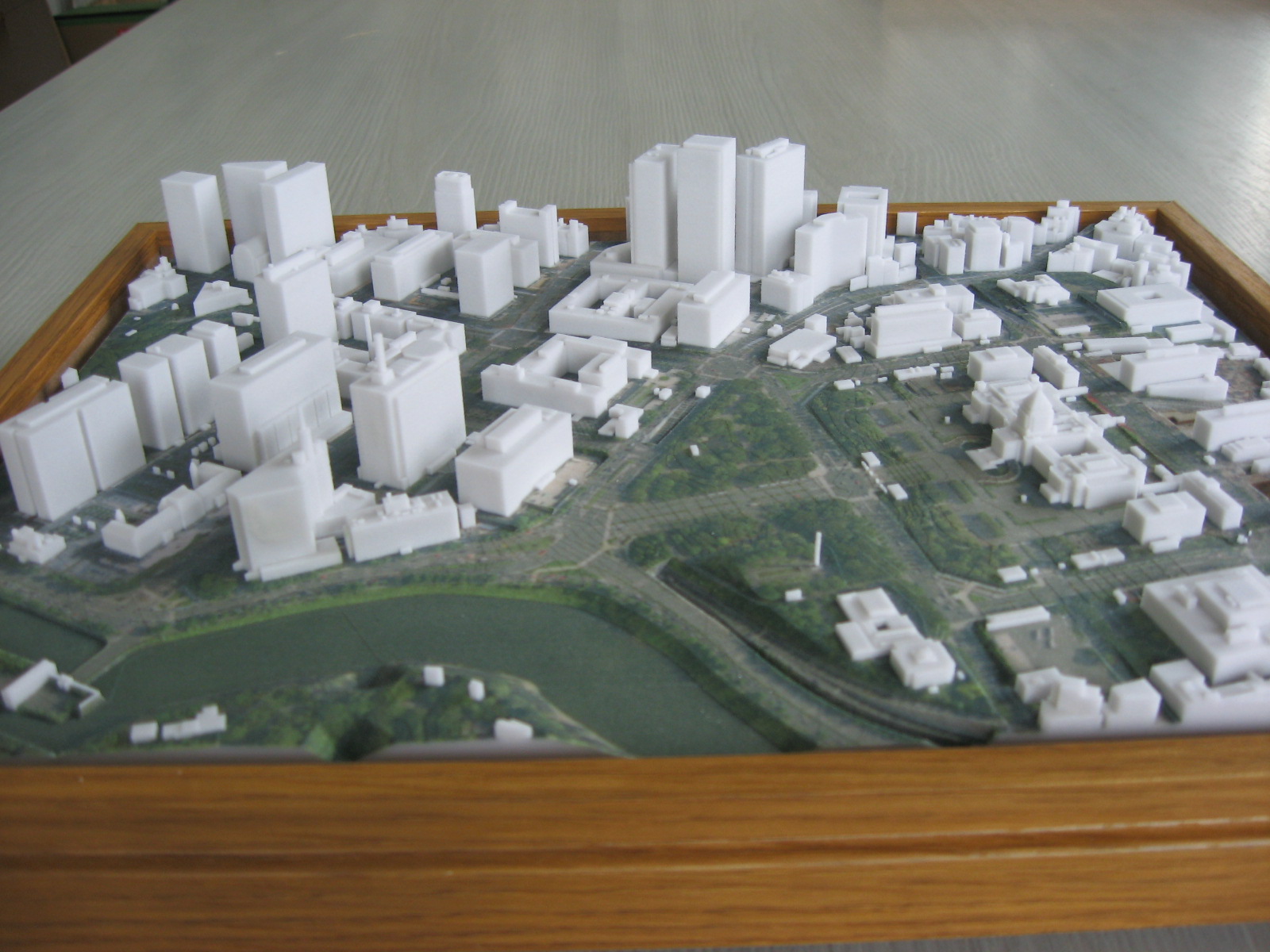 立体３dプリンタによる都市模型 街並み模型 市街地模型