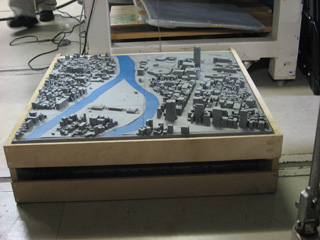 広島原爆爆心地模型写真