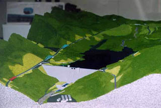 岩手県 ダム模型全景写真