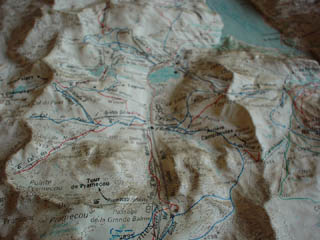 スイス製のレリーフマップ写真２